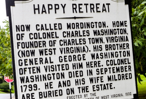 HISTORY-marker of Happy Retreat CT